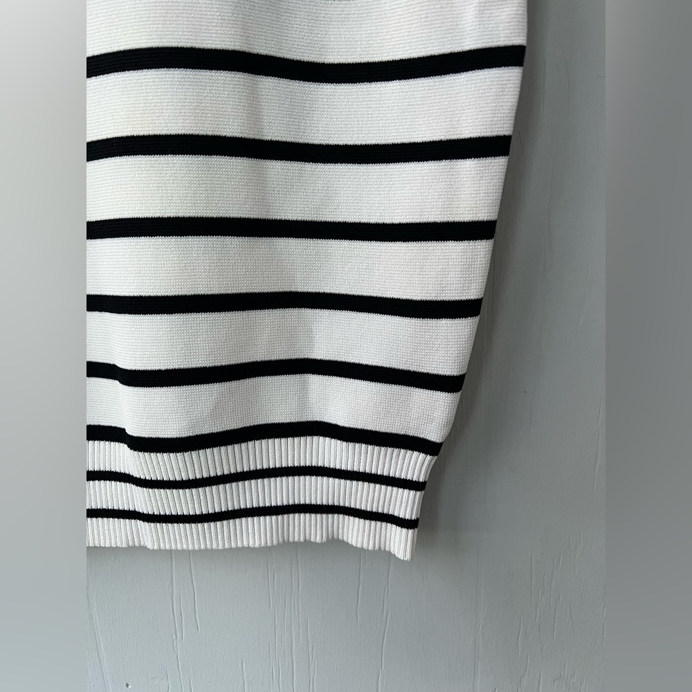Christian Dior Silk/Cotton Striped Vest (US 8) - Picture 4 of 13